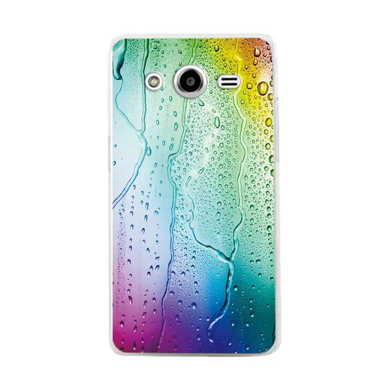 Чехол для мобильного телефона Fundas для samsung Galaxy Core 2 G355H мягкий прозрачный чехол из ТПУ блестящие чехлы для телефонов samsung Core2 G355H 4,5'' - Цвет: X77