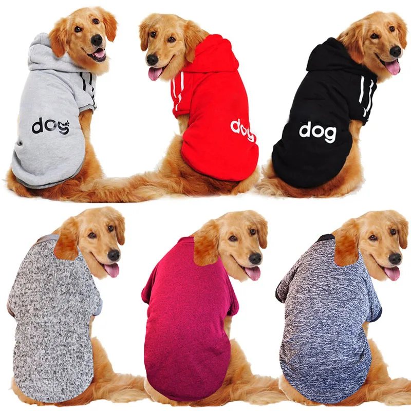 Warm Big Dog Clothes For Golden Retriever Dog Large Size Winter Dogs