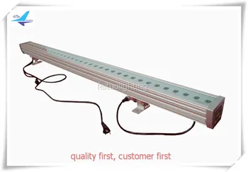 

Free shipping flight case 8pcs 36*3w rgb outdoor linear led wall washer light ip65 led wall washer