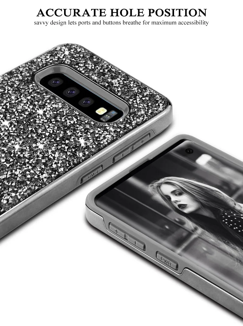 Rhinestone Case For Samsung Galaxy S10 (12)