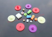 17 sztuk/paczka z tworzywa sztucznego 0.4 moduł biegów w kolorze zębata mikro miniaturowe biegów dla majsterkowiczów mikro silnik DC koła zębate