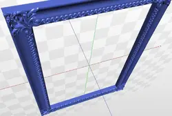 3D модель рельефного для ЧПУ в STL формат файла frame_39