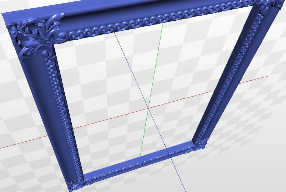 

3d model relief for cnc in STL file format Frame_39