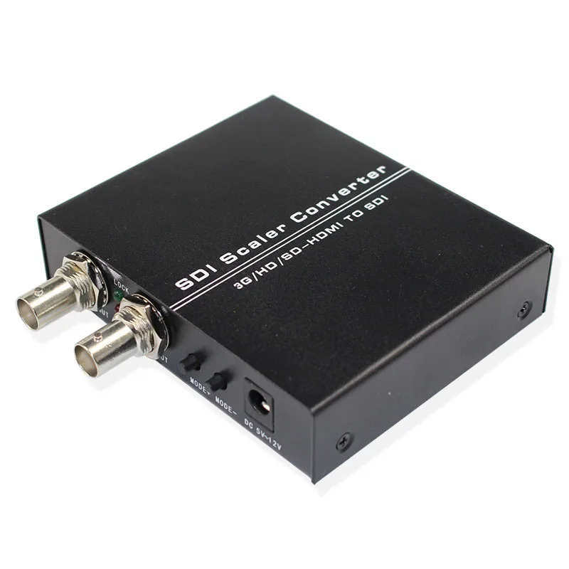 

3G HD SD HDMI to 2 Dual SDI BNC Scaler Video Converter HDMI2SDI Audio Video Adapter for Camera Monitor