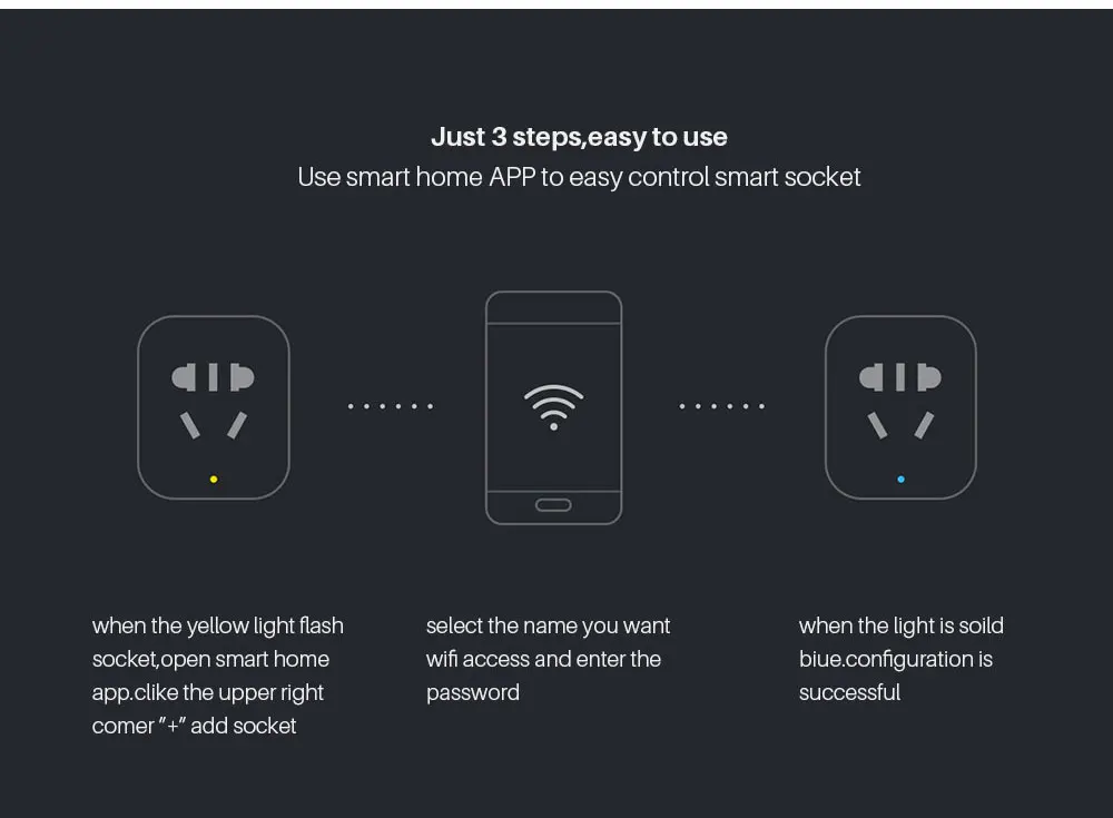 Xiaomi Mijia smart WiFi socket plug Basic Version adaptor power timer switch Wireless app remote control by phone (6)