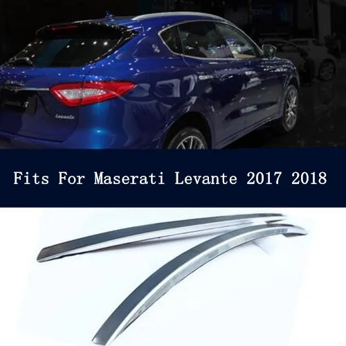 عالية جودة العلامة التجارية الجديدة سيارة من سبيكة الألومنيوم حامل سقفي الأمتعة الأمتعة شريط يناسب ل مازيراتي ليفانتي 2017 2018 2019 2020
