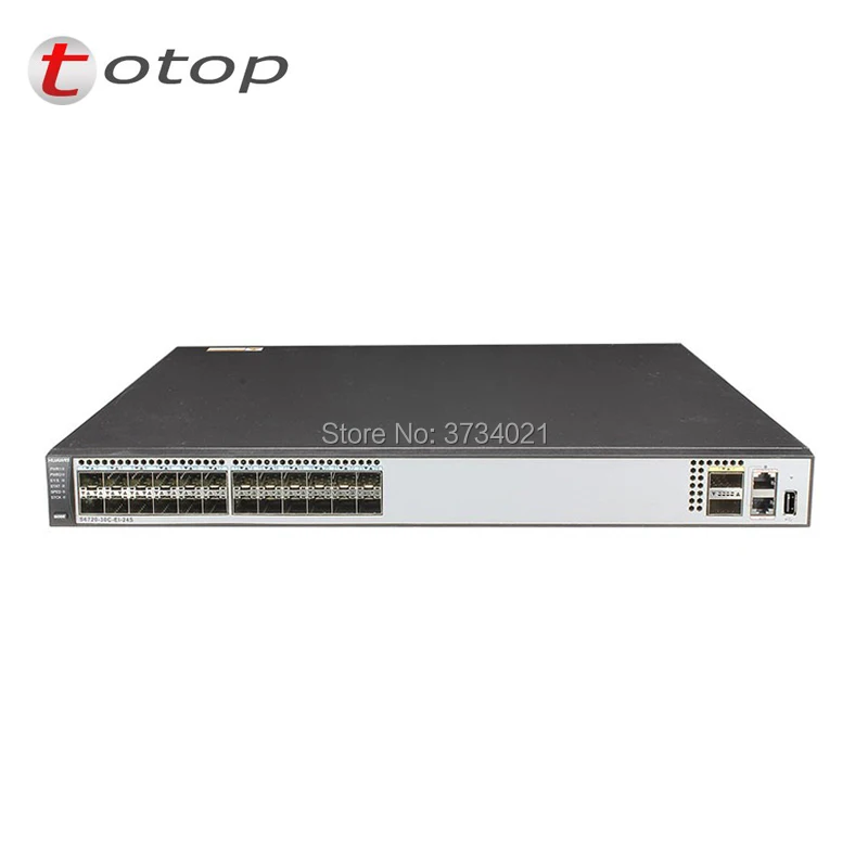 Huawei 24 портовый SFP переключатель Φ с pcs GE порт и 2 PCS QSFP переключатель|Оптоволоконное