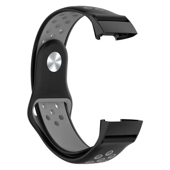 Дышащие Отверстия Силиконовые часы Браслет ремешок Smartwatch ремешок для FitbitCharge 3 GDeals