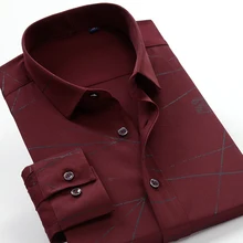 Новое поступление, бамбуковое волокно, модная весенняя Мужская рубашка с принтом hihg qulatiy, очень большая, 10XL, тонкая рубашка с длинными рукавами, Большие Размеры M-9XL10XL