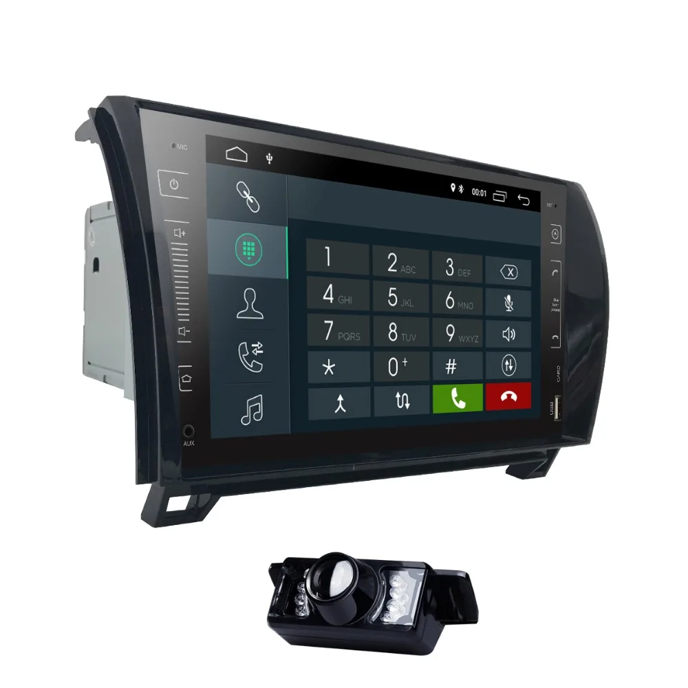 Top 9" Quad-Core Android 8.1 Car Radio Head Unit Stereo GPS Sat Nav DAB+ for Sequoia /Tundra 5