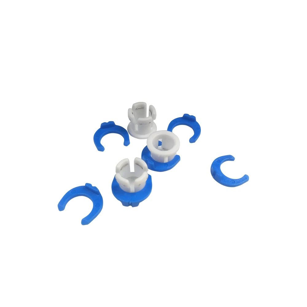 5 компл. Белый Боуден трубка зажим синяя труба лошадь зажим фиксированный 6 мм для Ultimaker 3D принтеры части обуви муфта цанговый аксессуар