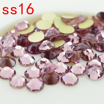 

16cut Similar SWA Crystal Rhinestones ss16 Nail Art Crystals Glass Rhinestones For Nails 3D Nail Art Decoration Gems