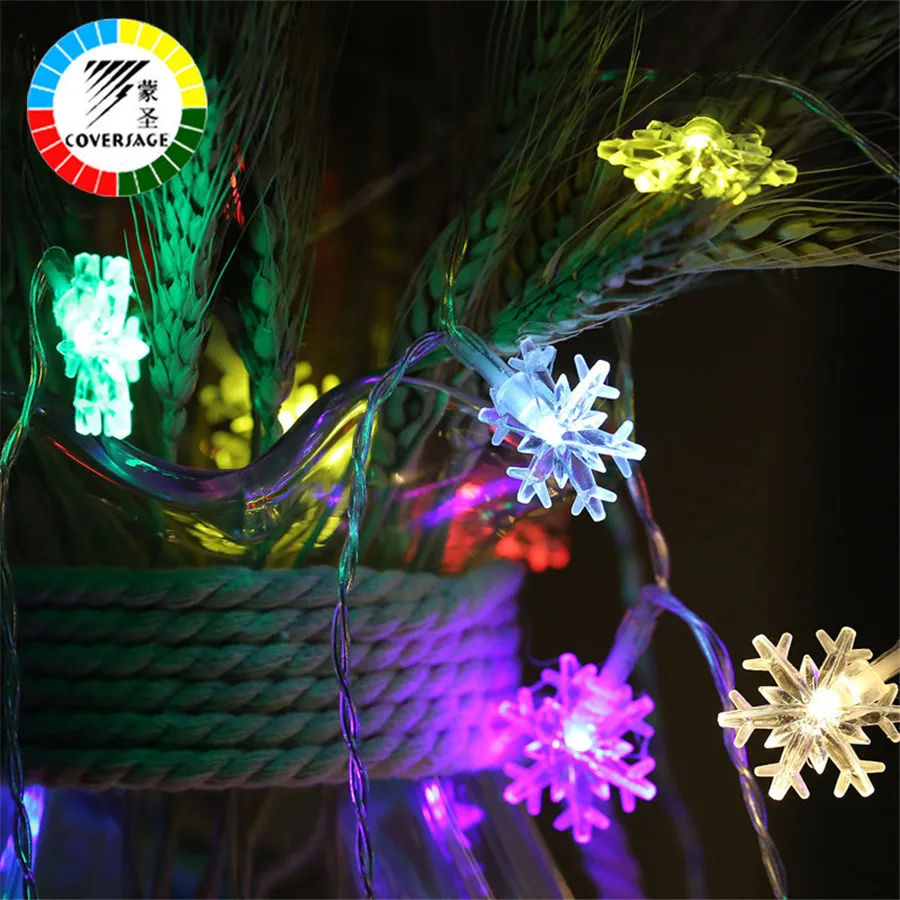 Coversage 10M 100 Leds Fairy String Garland Christmas Tree Curtain Snow Outdoor Decorative Curtain Lights Luces Led Navidad Coversage 10M 100 Leds Fairy String Garland Christmas Tree Curtain Snow Outdoor Decorative Curtain Lights Luces Led Navidad
