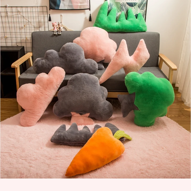 

Nordic ins sofa pillow cushion bed head back clouds pillow floating window living room girl heart bedroom net red