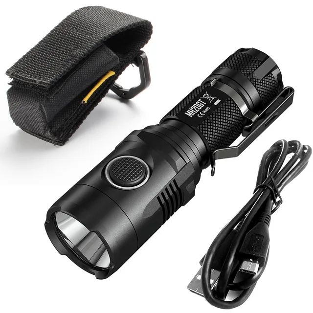 Перезаряжаемая лампа вспышка NITECORE MH20GT для поиска Максимальный световой поток 1000