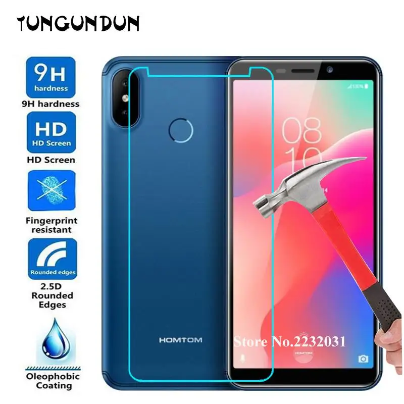 

HomTom C1 Glass 2.5D 0.26mm Tempered Glass for HomTom C2 Lite Screen Protector Cover Mobile Phone Film
