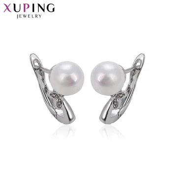 

Xuping Fashion Shell Pearl Color Earrings Jewelry Charm for Women Christmas Day Gift Special S57.2-93301
