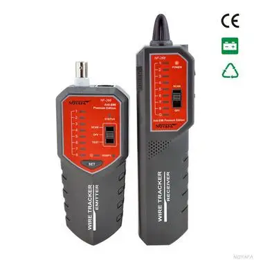 Free shipping, NOYAFA NF-268 Wire locator Network Telephone Cable Tracker Wire Toner Tracer Tester with Anti-jamming
