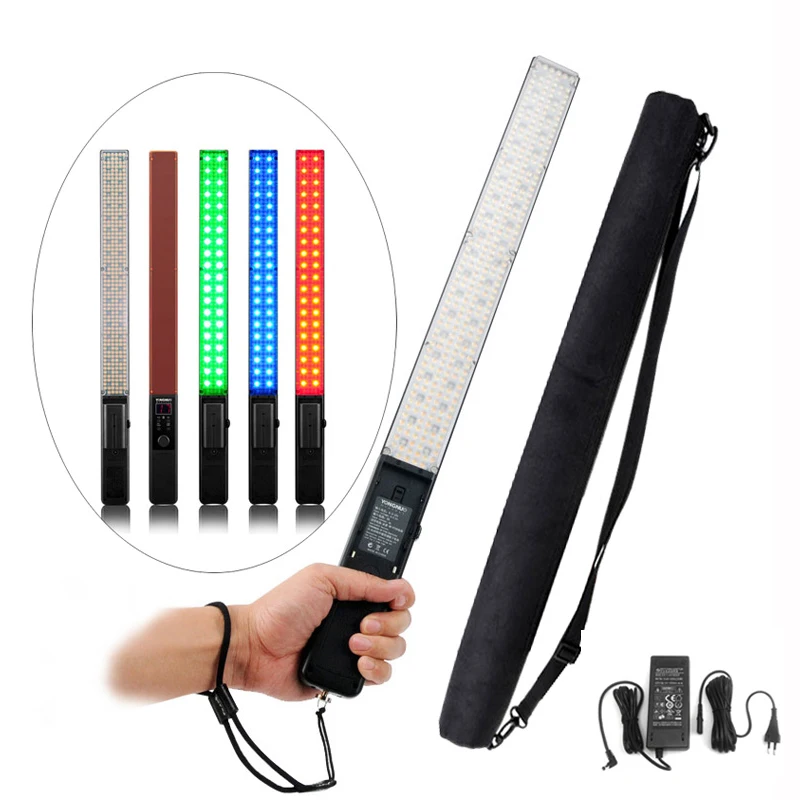 

Yongnuo YN360 3200K 5500K RGB Colorful CRI95+ 2560LM 360 Led Handheld Video Fill Light Stick Studio Lighting