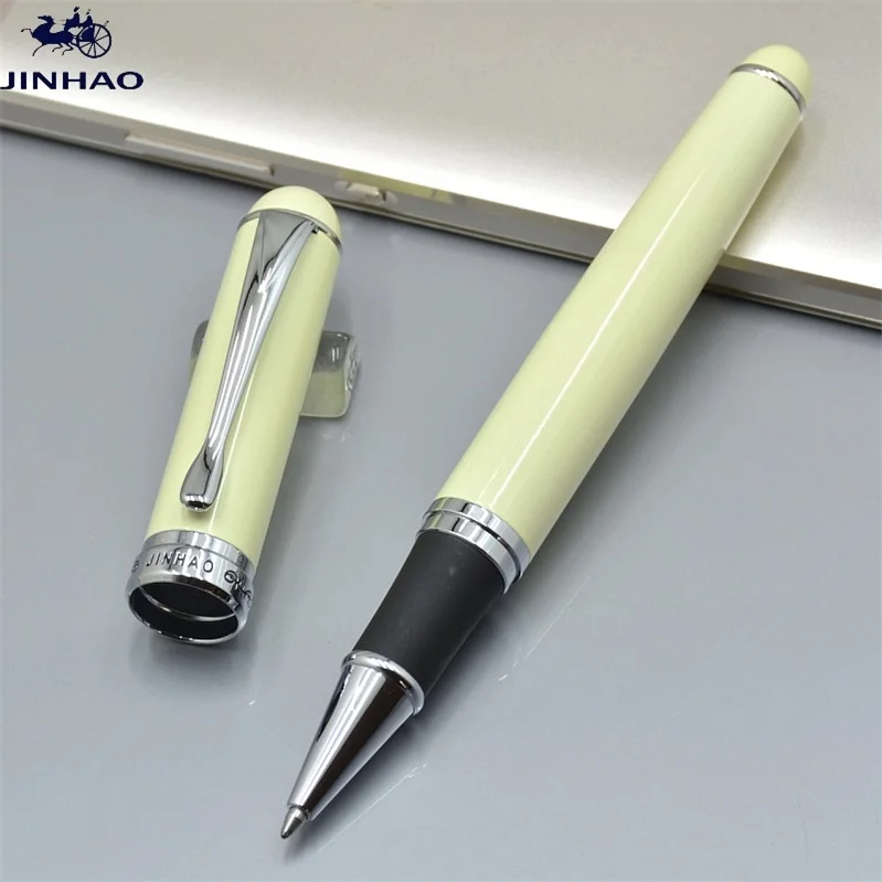 JINHAO 750, высокое качество, 12 цветов, металлическая шариковая ручка с серебряным зажимом, офисные канцелярские принадлежности, роскошные шариковые ручки для письма, подарок, Monte