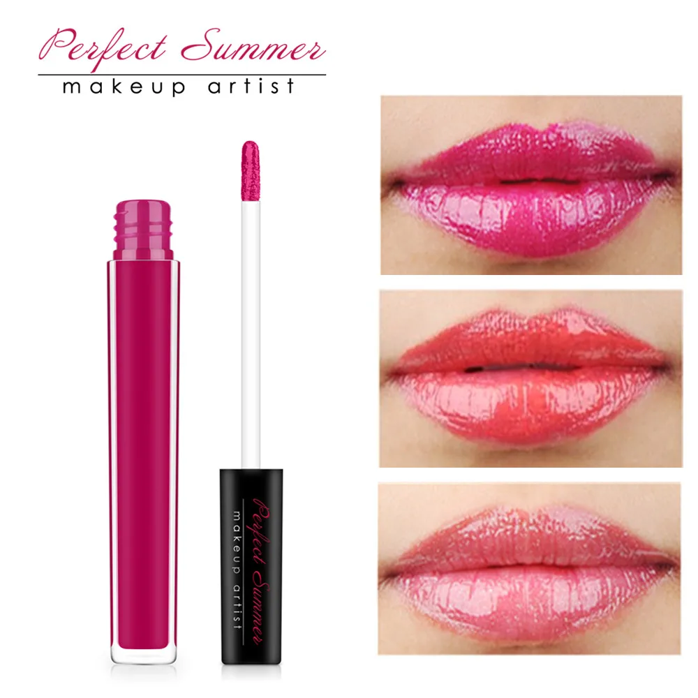 Perfect Summer Lip Gloss Liquid Lipsticks High Quality Makeup 12 Colors