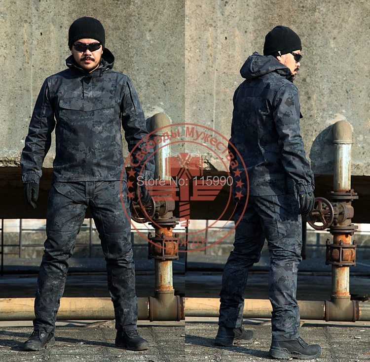 

Iron and steel Outdoor Camo Creeper Duty Jacket/ Camo tactical outdoor Tops/ Pullover camo jacket