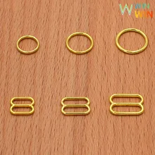 100 наборы для ухода за кожей/200 шт. бюстгальтер кольца и ползунки различные варианты размера из золотистого металла бюстгальтер со сплавом ремень шлепанцы без задника с открытыми пальцами и кольца