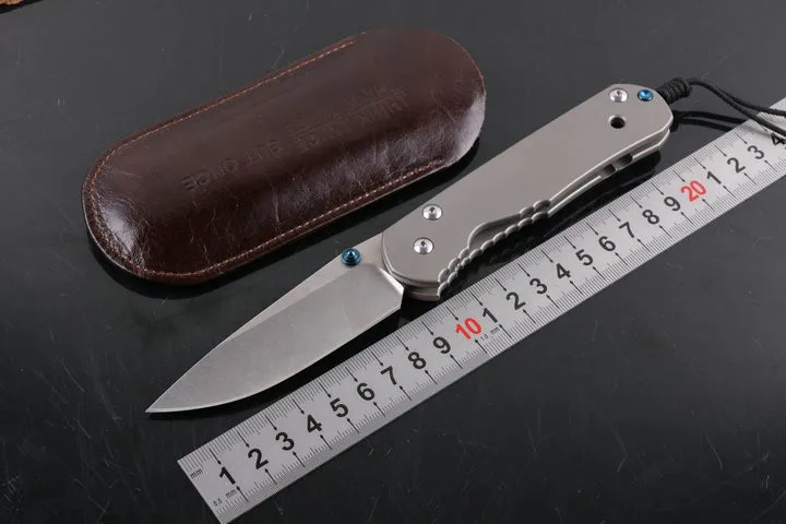 

Chris Reeve standard Large Sebenza 24 folding knife D2 blade TC4 handle camping hunting kitchen fruit outdoor survive knife
