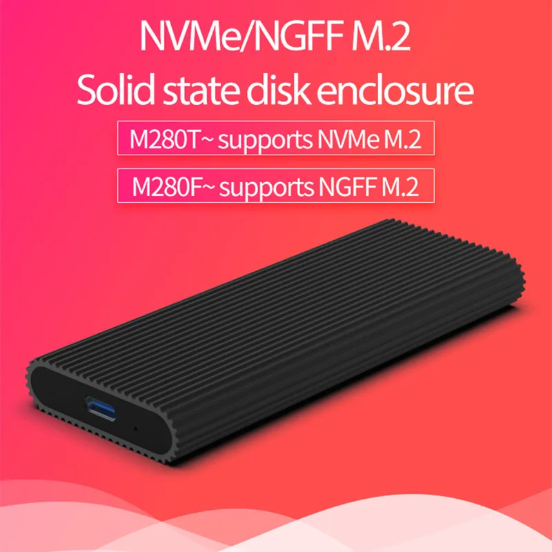 Blueendless SSD M2 PCIe NVMe NGFF Type C to USB 3 1 Case 2 5 Aluminum 2