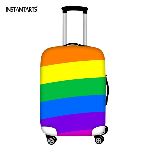 INSTANTARTS утолщенный защитный чехол для чемоданов 18-30 дюймов, чехлы на колесиках, водонепроницаемые эластичные чемоданы, пылезащитные дождевые чехлы - Цвет: HMC1753