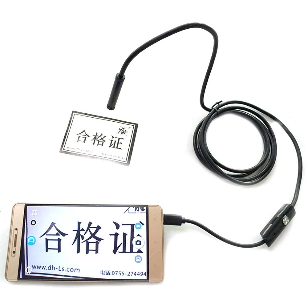 7mm Lens USB Car Endoscope Camera portable Waterproof Wire Snake Tube Inspection Borescope For OTG Compatible Android Phones