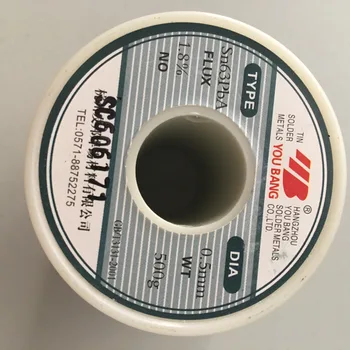 

Free Shipping Rosin Core Tin/Lead 0.5mm 63/37 Tin Solder Soldering Welding Iron Wire Lead Rosin Core Flux1.8% Reel