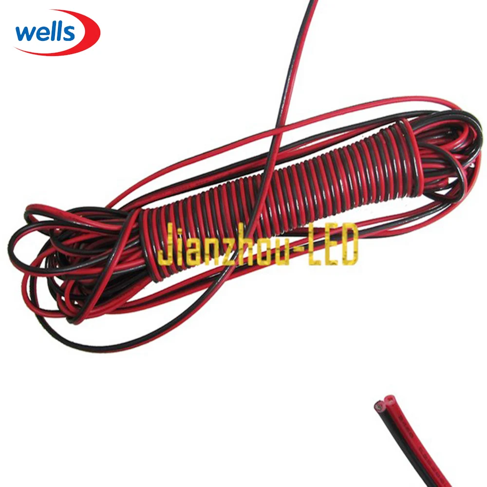 

10m 22 AWG Wire Extension Cable For 5050 3528 Single Color LED Strip Light