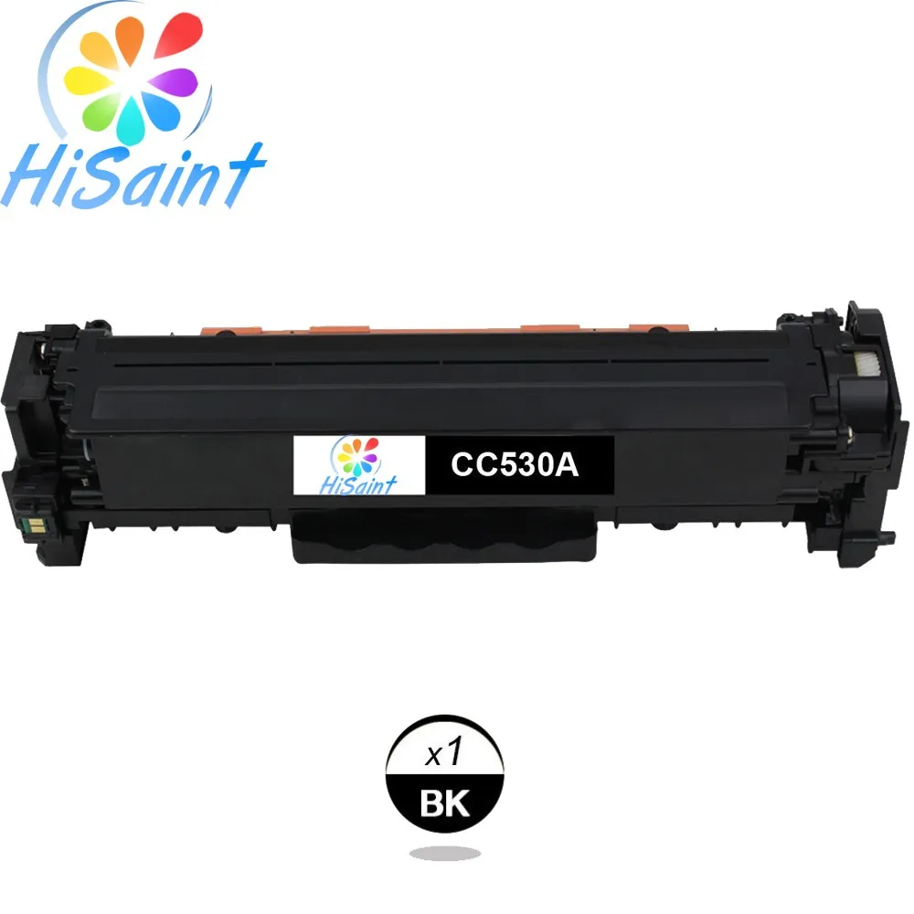 Hisaint дешевые hp LaserJet CC530A CC531A CC532A CC533A 304A для hp CP2020/CP2025/CM2320 лазерный принтер (BK C Y M 4-PK)