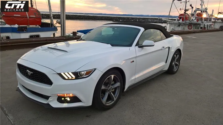 Подходит для ford mustang 15-17 Roush углеродного волокна капот небольшие декоративные пластины двигателя накладка