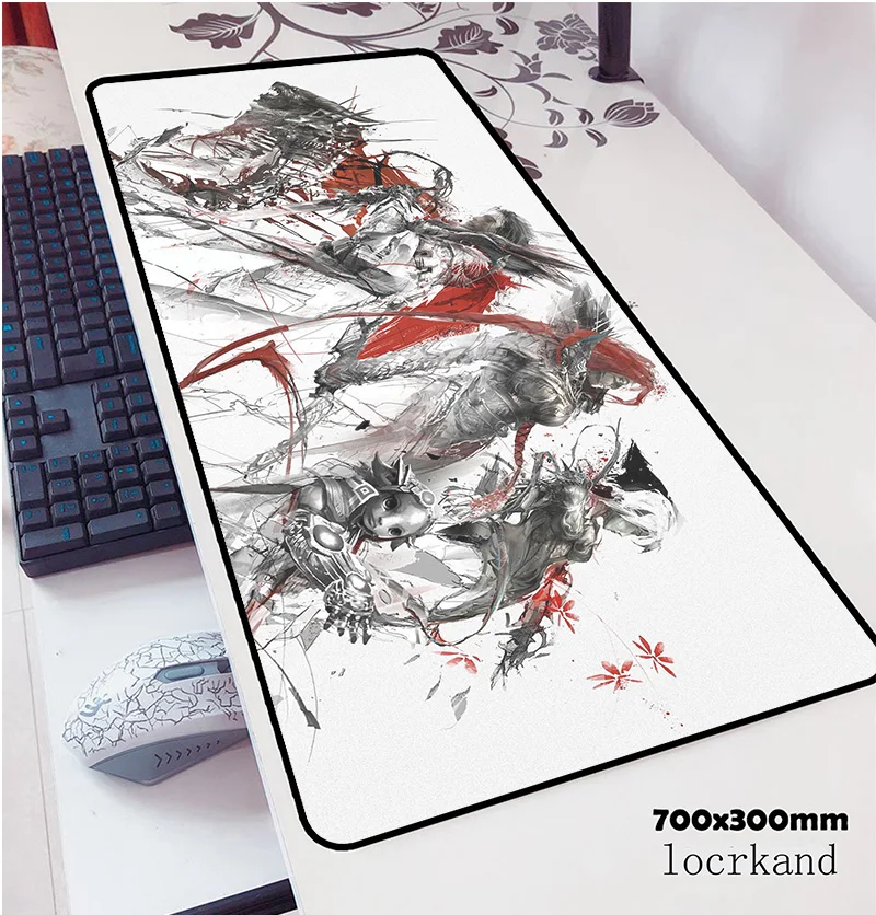  guild wars 2 mouse pad 700x300x3mm pad mouse notbook computer padmouse Popular gaming mousepad game