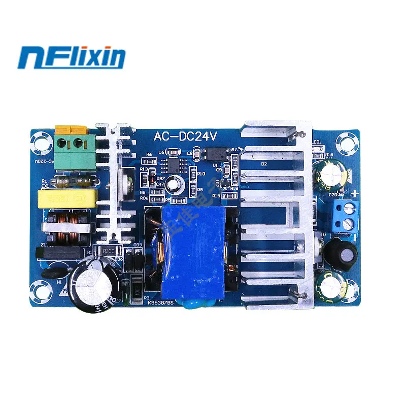 

100W 4A-6A Stable High Power Switching Power Supply Board AC 110V 220V to DC 24V Power Transformer Step Down Voltage Regulator