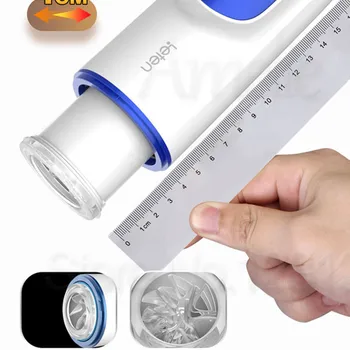 Leten Automatic Piston Retractable Heating Male Masturbator Thrusting Vibrator Realistic Vagina Real Pussy Sex Moaning Machine 4