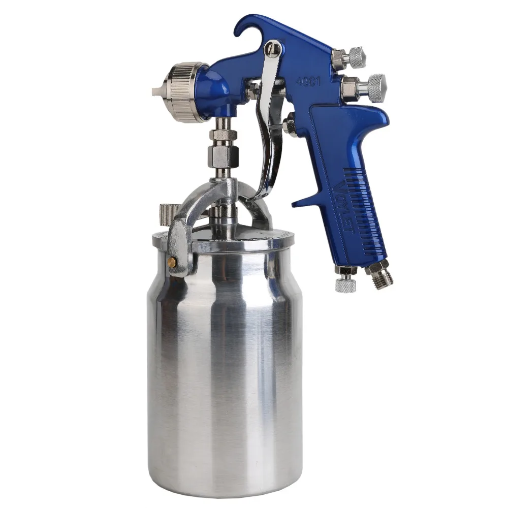 

Siphon Feed Air Spray Gun HVLP Paint Spray Gun 1000ml Cup Professional Penumatic Car Paint Tools Nozzle Size1.7mm