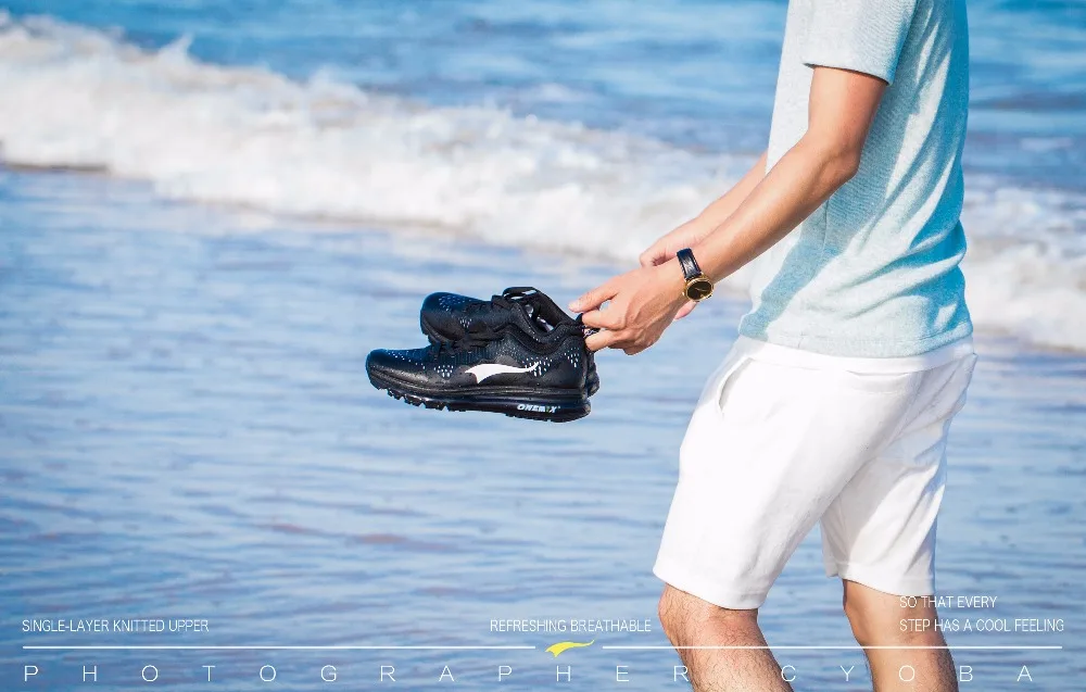 ONEMIX New 2021 Original Brand Men's Running Shoes Outdoor Breathable Mesh Sneaker Athletic Sports Shoes Black White Sneakers