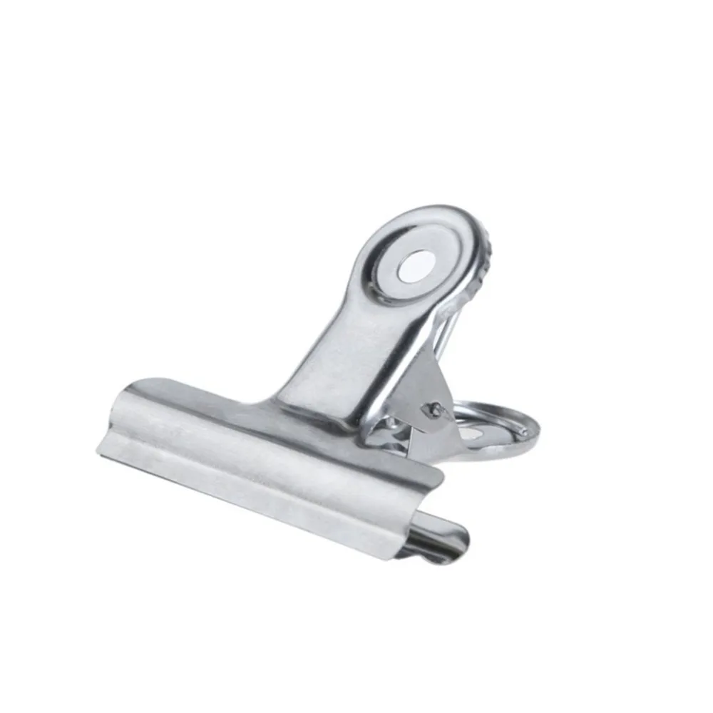 

Stainless Steel Iron Clip Folder Mountain Shape Clip Circular Drawing Board Iron Ticket Holder Office Supplies Paper Clip