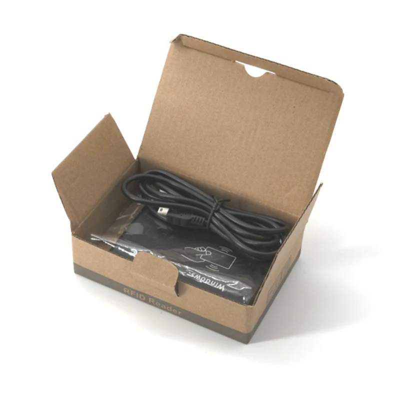 

Double frequency 125Khz 13.56mhz RFID Reader EM4100 USB Proximity Sensor Smart Card Reader EM ID USB for Access Control