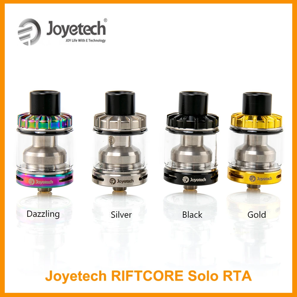 Оригинал Joyetech RIFTCORE Solo RTA распылитель 3,5 мл емкость с joyetech RFCTM нагреватель самоочищающийся электронная сигарета