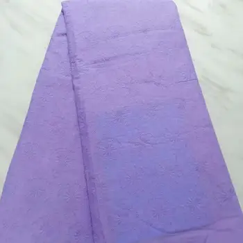 

Purple African Mesh Lace Fabric With Cotton Lace Embroidery Milk Silk Tulle Lace Fabric Fashion Nigeria Lace Fabric For Dress