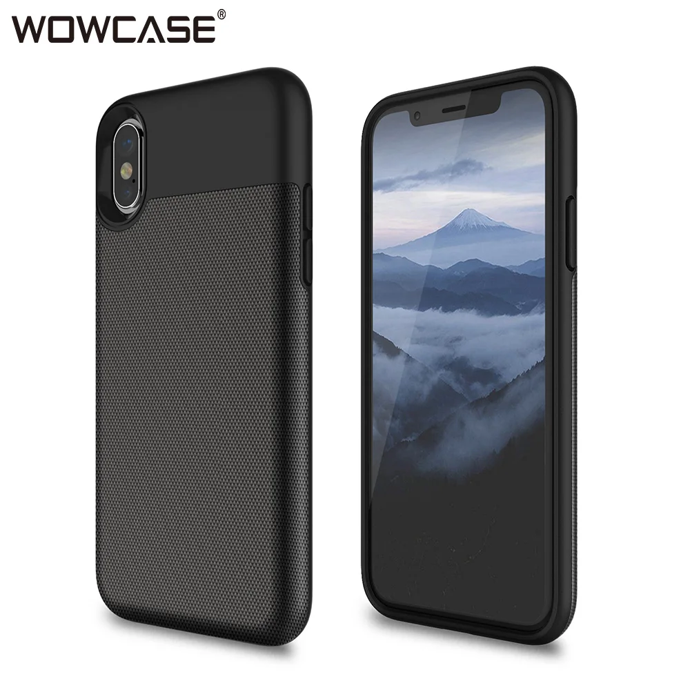 

WOWCASE Business Phone Cases For iPhone X XS Case Credit Card Slot Silicone Protector Back Cover For iPhone XS MAX XR 2018 Funda