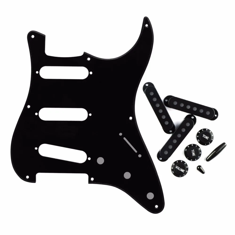 Set of Vintage 8 Holes Strat Guitar Pickguard Scratch Plate Single Coil