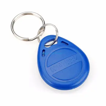 

RFID ID Key Card Tags Keyfobs Token TAG Keychain 125KHZ TK4100 Read Only 1Pcs Random Color