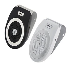 Wireless Bluetooth Handsfree Automobile Kit Speakerphones + Clip 10m Distance Pro for iPhone with Car Charger T821-1
