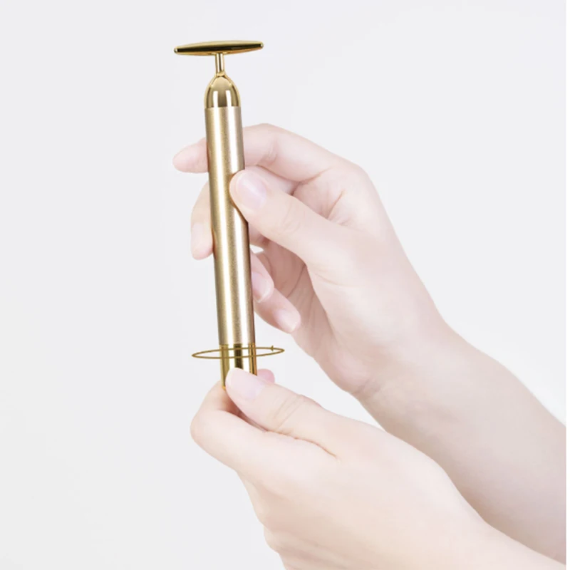 YouPin InFace Gold Beauty Bar позолоченная Массажная головка ускоряет метаболизм улучшает