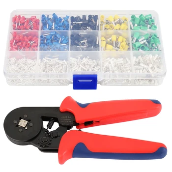 

1640PCS Crimper Plier Set Wire Cable Crimping Plier + Crimping Terminals Sets Tube Terminals Crimping Pliers Multi Hand Tools